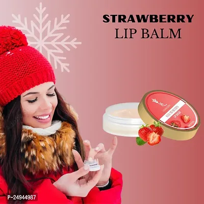 LA'BANGERRY Strawberry Lip Whitening Balm for Dark Lips- Lip Lightener