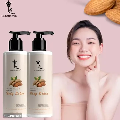 LA'BANGERRY Almond  Vitamin -E Body Lotion Skin Whitening Body Lotion for Dry Skin Protection with Almond Oil  Vitamin E. 150ML(Pack of 2)