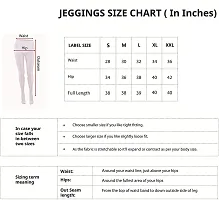 FEELBLUE Lycra Stretchable Jeggings for Women(Pack of 2)-thumb4