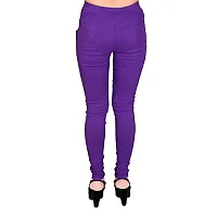 Superior Women's Slim Fit Jeggings (Single Jegins_Purple_Free Size)-thumb1