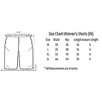 FeelBlue Cotton Hot Pants for Women Ideal for Cycling, Gym, Yoga(Grey and Royal Blue, Pack of 2)-thumb4