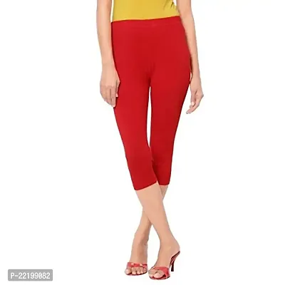 Buy Premium Cotton Strachable Women's Casual/Gym/Sports 3/4th Capri,Combo  Pack,Free Size Online In India At Discounted Prices