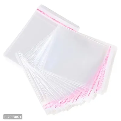 Webshoppers | Self Adhesive Resealable transparent 5X7 inches - 200 Pcs BOPP plastic covers for packing,plastic bags (35 Micron)