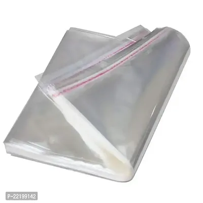 bopp Transparent Plastic Bags For Packing Clear Resealable Plastic Pouch Self Adhesive Plastic Bags Bopp Bags 11X16 Inches plus 2inch flap (Pack Of 100 Bags)-thumb2