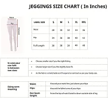 FEELBLUE Lycra Stretchable Jeggings for Women(Pack of 2)-thumb1