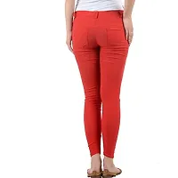 Superior Women's Skinny Fit Cotton Jeggings (Jeging-Red_Red_Free Size)-thumb1