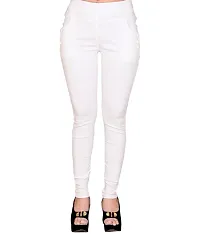 FEELBLUE Women's Skinny Fit Poly Cotton Jeggings (Jeggings_Free Size)-thumb1