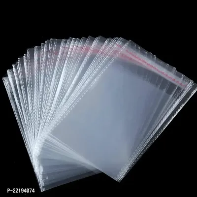 Webshoppers | Self Adhesive Resealable transparent 5X7 inches - 200 Pcs BOPP plastic covers for packing,plastic bags (35 Micron)-thumb4
