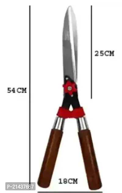 AGT Heavy Cutter Shear Wooden Handle Hudge Garden Scissor Gardening Tool Kit Garden Tool Kit  (1 Tools)-thumb2