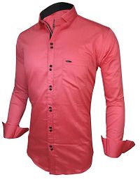 Cotton Double Button Casual Slim Fit Shirt-thumb1