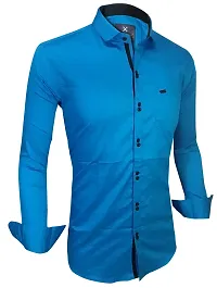 Cotton Double Button Casual Slim Fit Shirt-thumb1