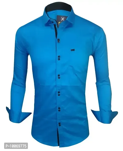 Trendy Stylish Cotton Blend Long Sleeve Casual Shirt-thumb0