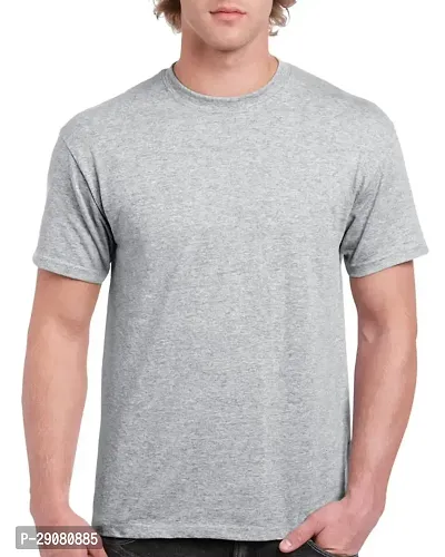 Classic Cotton Solid Tshirt for Men-thumb0