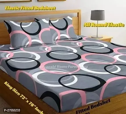 Comfortable Cotton Printed Single Bedsheet