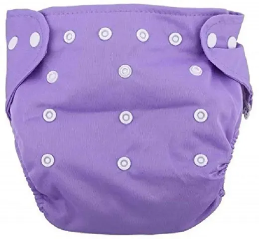 Alya Pocket Button Style Solid Winter Reusable Cloth Diaper All in One Adjustable Washable Diapers Nappies(Without Inserts) for Toddlers/New Borns