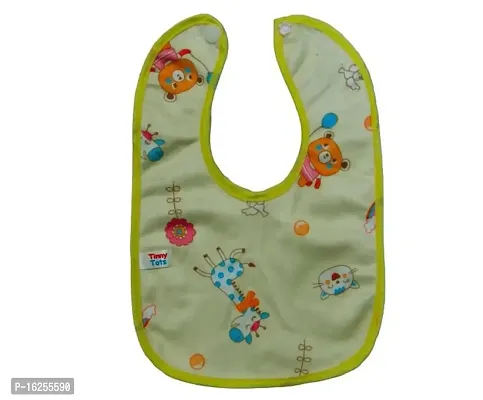 The Cheeky Kidzz Baby Waterproof Feeding Bibs Apron for Babies Girls Boys Drool Bibs with Snaps Set Combo (DESIGN 2)-thumb3