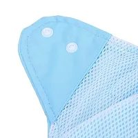 Tinny Tots Cloth Diaper Reusable Nappy Washable Free Size Adjustable Waterproof (Blue)-thumb3