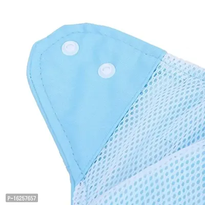 Tinny Tots Cloth Diaper Reusable Nappy Washable Free Size Adjustable Waterproof (Blue)-thumb4