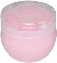 Tinny Tots Baby Skin Care Powder Puff with Protective Cum Travel Transparent Lid Container for Babies/Toddlers/New Borns (Design 4)-thumb2