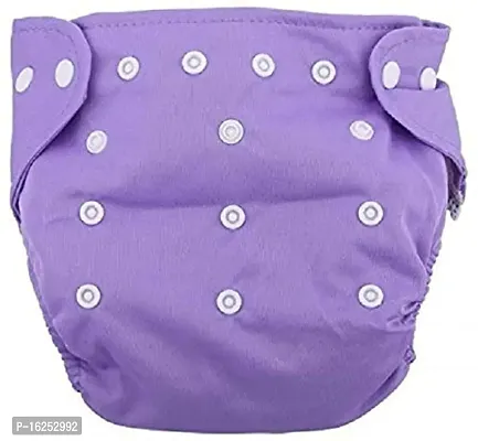 Alya Baby Reusable Cloth Diapers All in One Adjustable Pocket Style Nappies Washable With White Microfiber(4 layers) Wet-Free Insert Pads (0-24 Months,3-16KG) (PACK OF 3, ORANGE,PINK,PURPLE)-thumb4