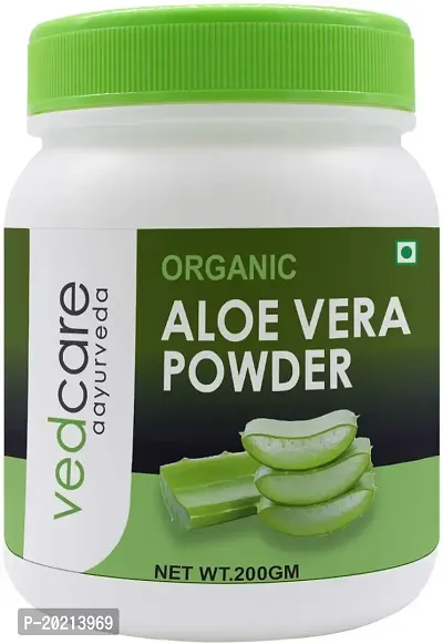 Vedcare Aloe Vera Powder For Hair And Skin Care (100% Pure  Natural), 200gm-thumb0