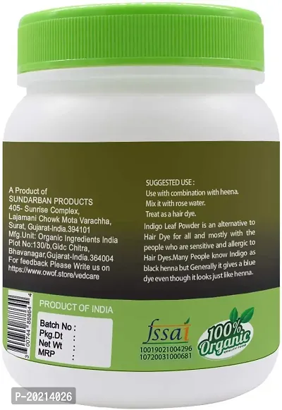 Vedcare Indigo Leaves Powder (100% Pure  Natural), 200gm-thumb3