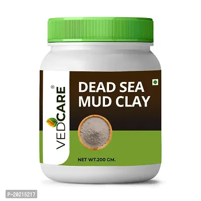 Vedcare 100% Natural Dead Sea Mud Clay for Face Pack, Body  Hair, 200gm