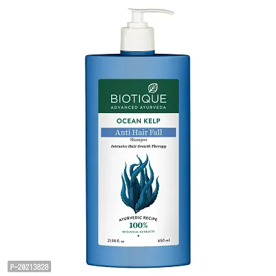 Biotique Bio Ocean Kelp Anti Hair Fall Shampoo Intenstive Hair Growth Therapy, 650ml