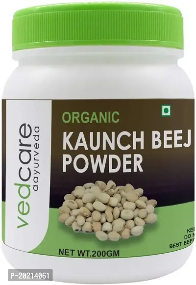 Vedcare Kaunch Beej Powder/Mucuna Seeds Powder (100% Pure  Natural), 200gm