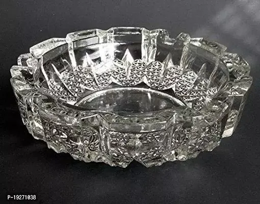 Crystal Quality Glass Ash Tray-thumb0