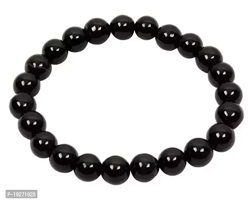 100% Natural And Pure Black Agate (Black HAKIK) Bracelet Healing Gemstone Bracelet