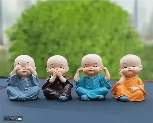 Cute Mini Monk Set of 4-thumb0
