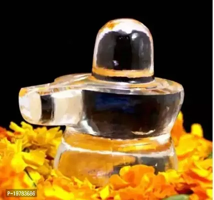 Shivling God Shiva Lingam Protection Wealth Prosperity Healing Crystal Energy 2 inches Decorative Showpiece - 5 cm-thumb0