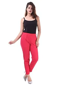 ASHA Fashion Stylish Solid Rayon Pant for Women and Girls(AF-Pant)-thumb3