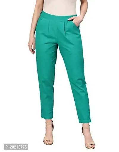 ASHA Fashion Stylish Solid Rayon Pant for Women and Girls(AF-Pant)-thumb0
