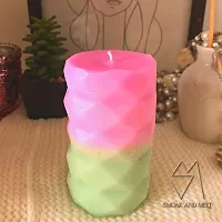 Smoak And Melt Cylinder Candle | Pillar Candle | Home Decor | Handmade-thumb1