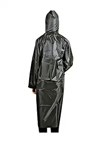 VORDVIGO Women's Solid Rain Coat/Overcoat with Hoods and Side Pocket 100% Waterproof Raincoat-thumb1