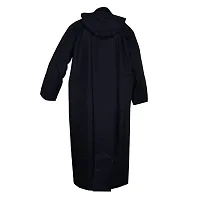 VORDVIGO? Men's  Women's Solid Rain Coat/Overcoat with Hoods and Side Pocket 100% Waterproof Raincoat for Men/Women-thumb1
