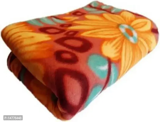 VORDVIGO? Single Bed Floral Printed Polar/Fleece Ac Blanket_Size - 60*90 inch, Color-Floral
