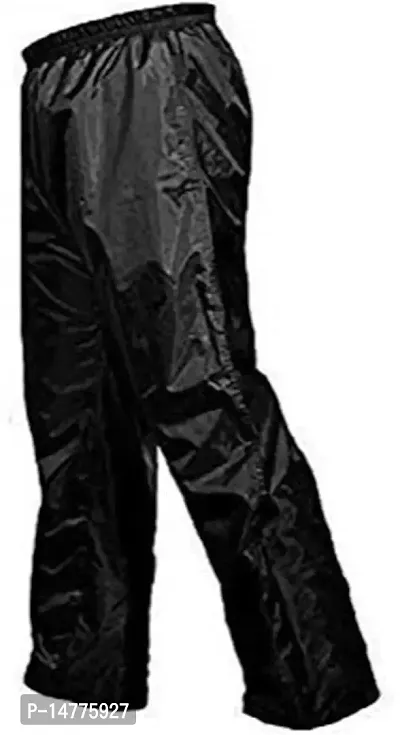 Stylish Raincoat Rainwear Rainsuit Barsaati Overcoat With Hoods And Side Pocket 100 Per Waterproof Rain Suit For Men Women Free Size Black-thumb3