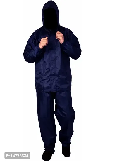 Buy VORDVIGO Rain Coat for Men Waterproof Raincoat with Hood Rain Coat For  Men Bike Rain Suit Rain Jacket Suit With Storage Bag-Black Blue Online In  India At Discounted Prices