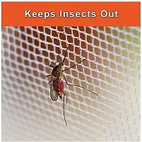 VORDVIGO Mosquito Net for Double Bed Nylon Mosquito Net for Baby | Bedroom | Family_Size-6x6 FT_Color-Orange-thumb2
