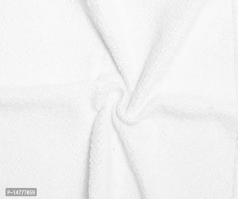 VORDVIGO Cotton Hand Towel 200 GSM (Set of 4, White)-thumb3