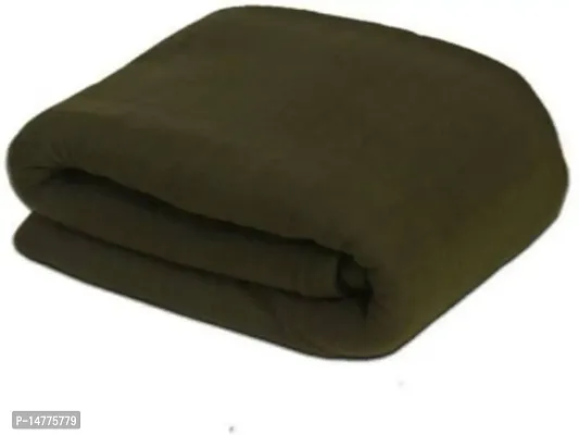 VORDVIGO? Polar Fleece Single Bed Ac Blanket / Bedsheet for All Season, Color- Green (228 x 152 cm)