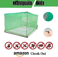 VORDVIGO Mosquito Net for Single Bed Nylon Mosquito Net for Baby | Bedroom | Family_Size-6x3 FT_Color-Green-thumb2