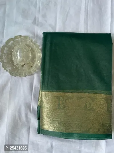 Classic Organza Jacquard  Saree with Blouse piece-thumb0