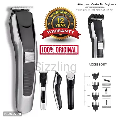 TRIMMER AT538 Electric Hair and beard trimmer for men Shaver Rechargeable Hair Machine adjustable for men-thumb0