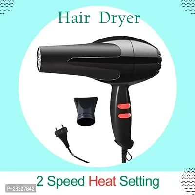 NV-6130 Professional 1800 Watt Hair Dryer with 2 Speed and 3 Temperature Setting Styling Nozzle and Removable Filter for Salon Women Girls Men-thumb0