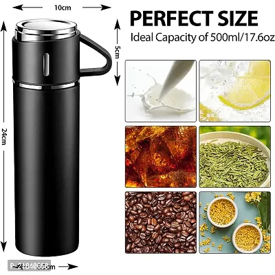 Modern Double Wall Stainless Steel Insulated Bottle 500ml-thumb3