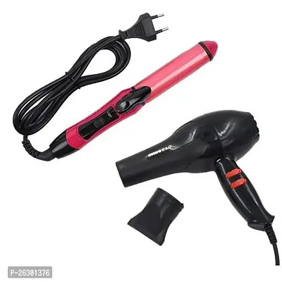 hair dryer combo with pinkrod compatible with dryer crimper maxtop trimmer straightner girls boys etc-thumb0